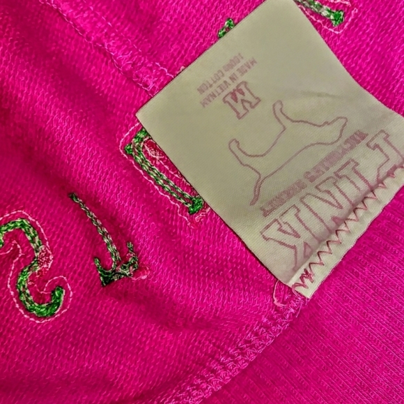 PINK by VS Pants Size M Lounge Jogger Crop EUC - Picture 6 of 7
